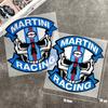 Для наклеек MARTINI Мотокросс Гонки Внедорожник Ноутбук Багажник Мотоцикл Шлем ПВХ Наклейка для Любви Старая Школа LANCIA