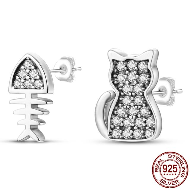 Настоящие 100% стерлингового серебра 925 пробы, цветы, сверкающие серьги-бабочки для женщин, модный бутик ювелирных изделий, вечерние, свадебный подарок, новинка 2023 года