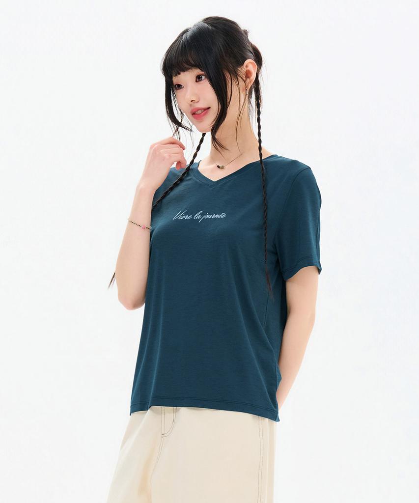 CHASECULT Women'S Ice V-Neck T-Shirt-Fbzg5855C0G