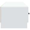 TV Cabinet with Drawers White 147 x 34.5 x 27 cm Engineered Wood