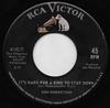 7-дюймовая пластинка ДОН РОБЕРТСОН Трудно королю уйти 478177 RCA VICTOR США Рок Б/У