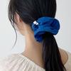 Oar Seersucker Scrunchie [Blue]