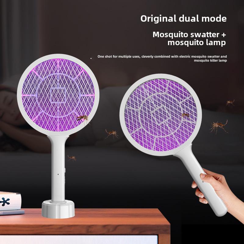 Электрическая мухобойка двойного назначения с зарядкой от USB для использования в помещении