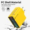 Настенный адаптер 8 портов 4USB 4 Type-C зарядное устройство PD QC3.0 USB быстрая зарядка мобильного телефона быстрая зарядка для Xiaomi Samsung