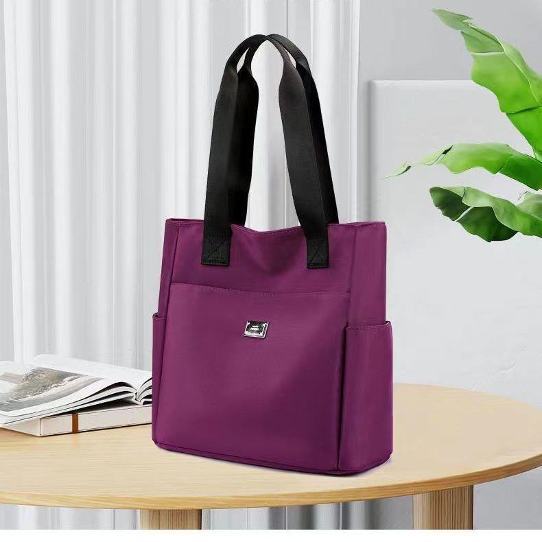 Трендовая женская сумка-тоут большой вместимости для поездок на работу и универсальная мамина сумка для ланча