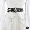 Multi-layer Women Waist Belt Extended Dress Waist Chain Harajuku PU Leather Belt  Dress Accessories