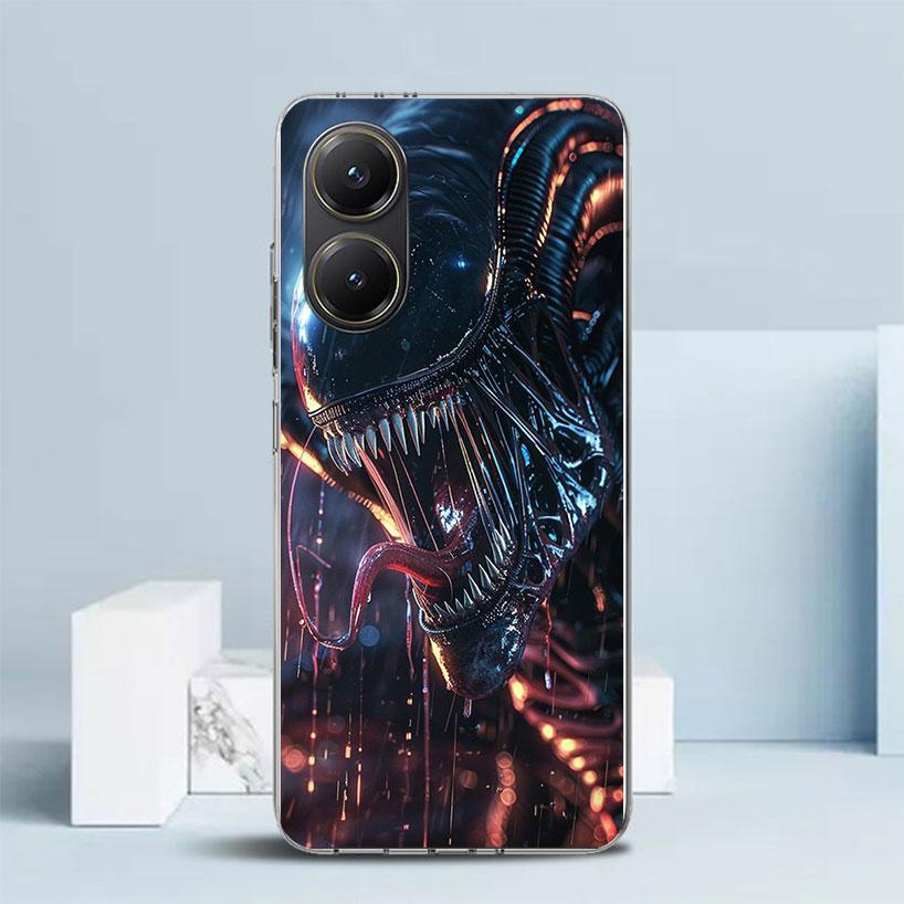 Крутой мягкий чехол A-Alien X-Xenomorph для Xiaomi Poco F7 Ultra X7 X6 X5 Pro M7, чехол для телефона Redmi 15 15C 13 13C 12 12C 10 10C с принтом