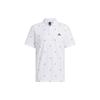 Future Icons Micro Logo Print Sport Casual Short Sleeve Polo Shirt Men Tops White IA8154