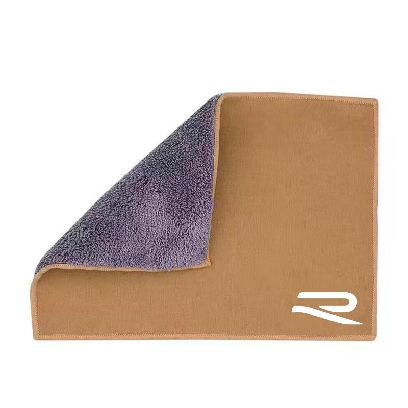Microfiber Car Towel Super Absorbency Cleaning Care Cloth For VW GTI Polo Golf Passat MK6 MK7 Jetta Tiguan CC Taigo T-ROC HubCap