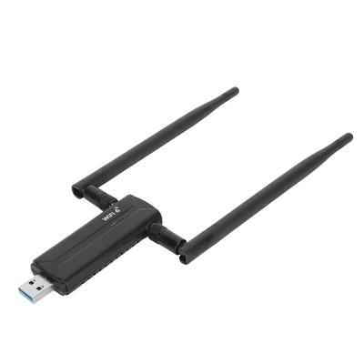 USB 3.0 WiFi6E AX5400M WiFi адаптер 802.11AX трехдиапазонный 6 ГГц 5 ГГц 2,4 ГГц две антенны 6 дБи