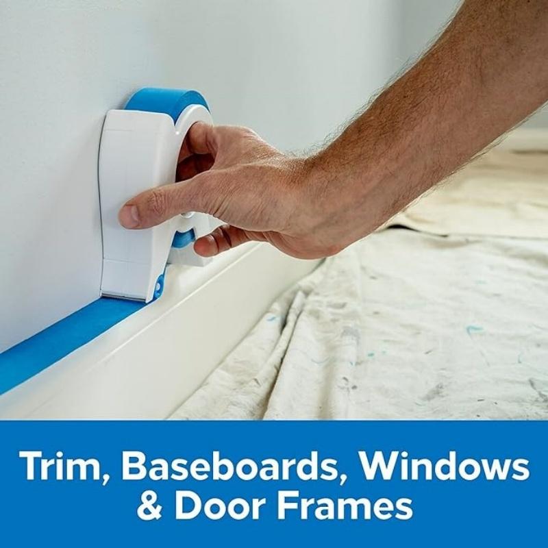 New Painter Masking Tape Applicator Dispenser Machine Adhesive Tape with Tape Cutting Tool for Repair and Beautify Crack In Tile