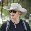 Outdoor Men Women Sun Hat Safari Bush Boonie Hiking Fishing Cap Large Wide Brim Hat