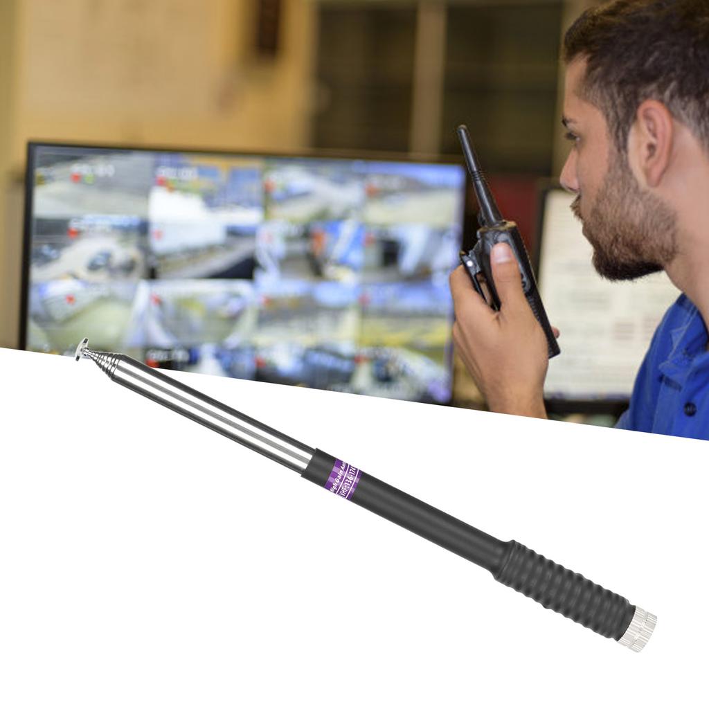 Telescopic SMA Male Antenna 136 to 174MHz Metal VHF Antenna for Yaesu VX‑3R VX‑6R VX‑7R VX‑8R VX‑150
