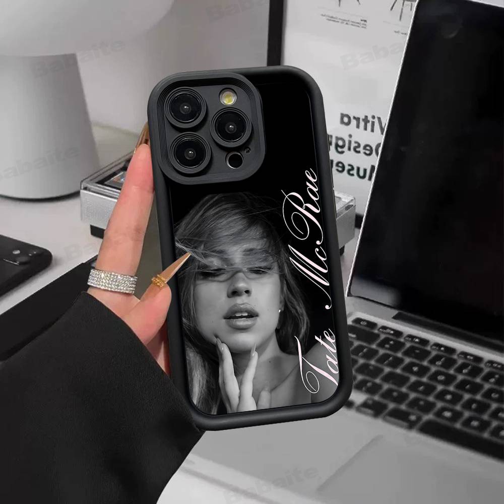 Tate M-McRae Singer Phone Case For IPhone 17 16 15 14 13 12 11 Pro Max 16E Plus INS Soft Cover