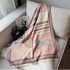 New Scarf Female, Imitation Cashmere Autumn and Winter Horse Double-sided Shawl Thickened Warm Scarf
