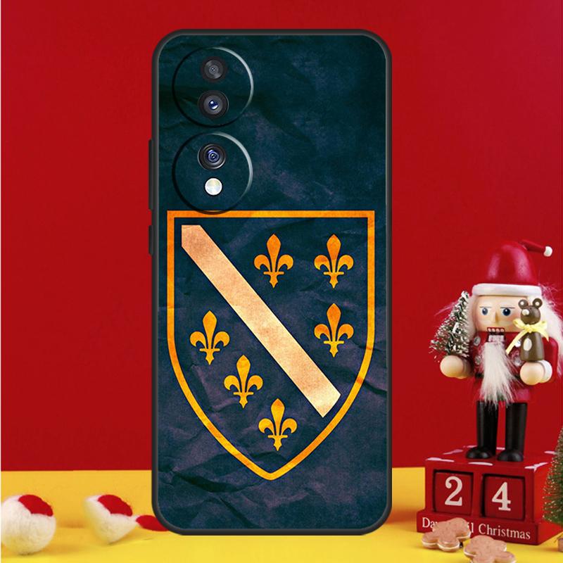 Чехол с флагом Боснии и Герцеговины для Honor Magic 7 6 8 Pro Honor Win X9a X9b X9c X9d X8c X8b 50 70 90 200 400 Lite Чехол
