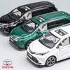 1/24 масштаб Sienna MPV, литая под давлением модель автомобиля, игрушечный автомобиль с откатным механизмом, звуком и светом для детей, коллекция подарков для мальчиков и девочек
