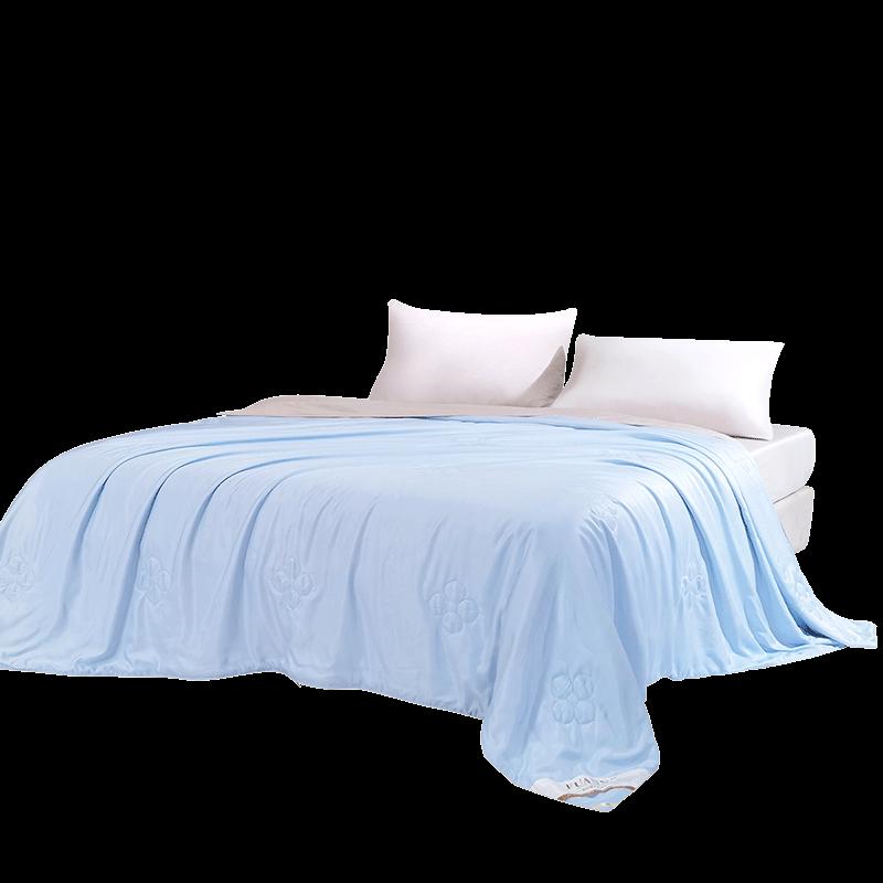 FUANNA 100% Silk Antibacterial Summer Quilt