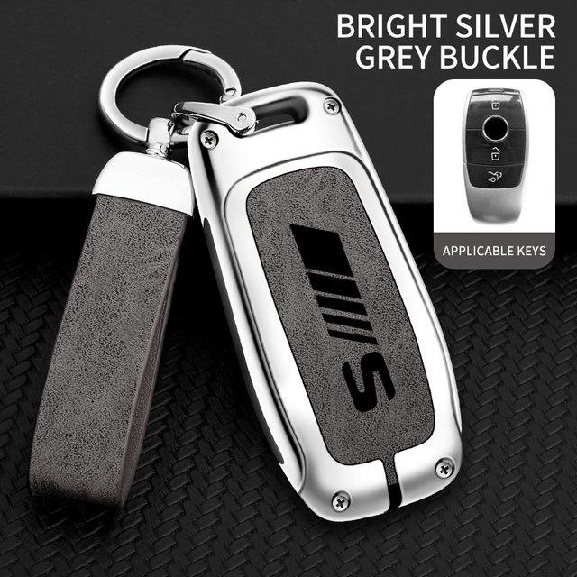 Чехол для ключей из цинкового сплава для Mercedes Benz S Class W221 W222 W223 S320 S350 S400 S450 S500, брелок для ключей Benz, аксессуары