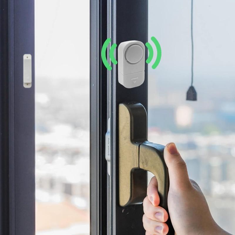 1Pcs Magnetic Sensors Independent Wireless Home Window Door Entry Burglar Security Alarm System
