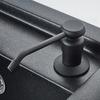 Диспенсер для жидкого мыла Ecofresh из нержавеющей стали и латуни, кухонные дозаторы для мыла, встраиваемые в столешницу, черного цвета