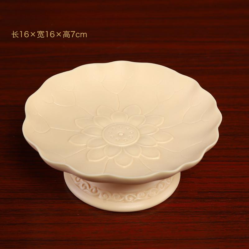 1шт керамический подсвечник в виде лотоса для домашнего использования, основание лампы с буддийским маслом, украшение для дома по фен-шуй