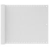 Balcony Privacy Screen White 75 x 300 cm HDPE