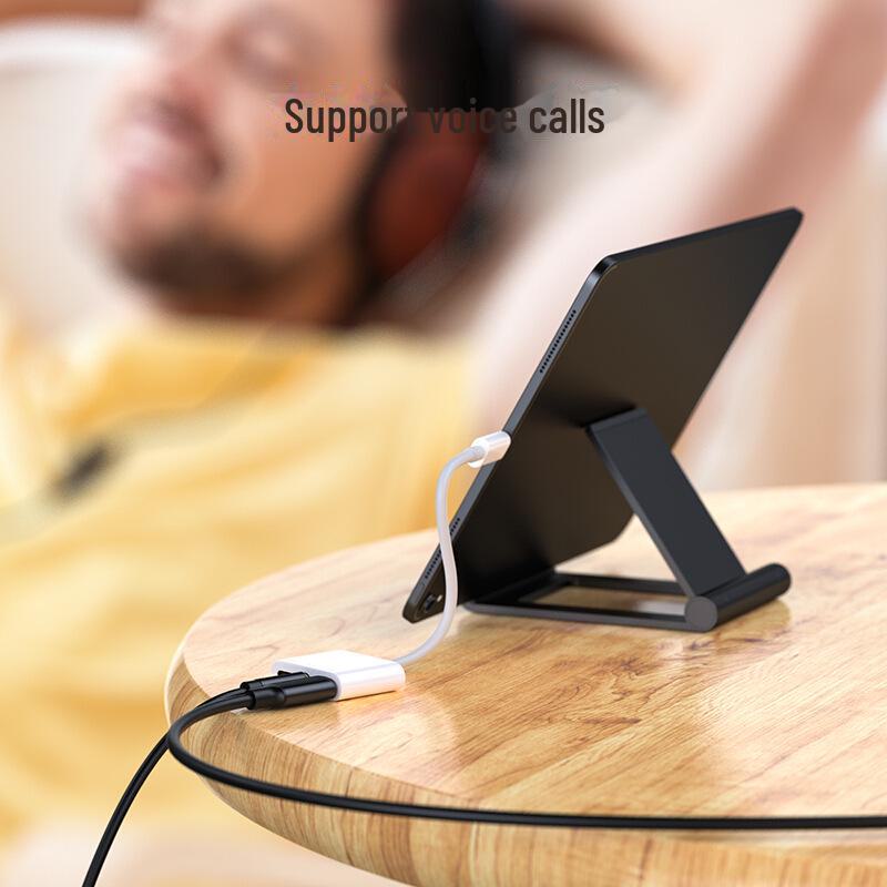 Адаптер Biaz 3-в-1 Type-C на 3,5 мм для наушников с быстрой зарядкой PD