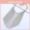 Fashionable Retro Multi Layer Tassel Design Women Necklace For Style Enthusiasts