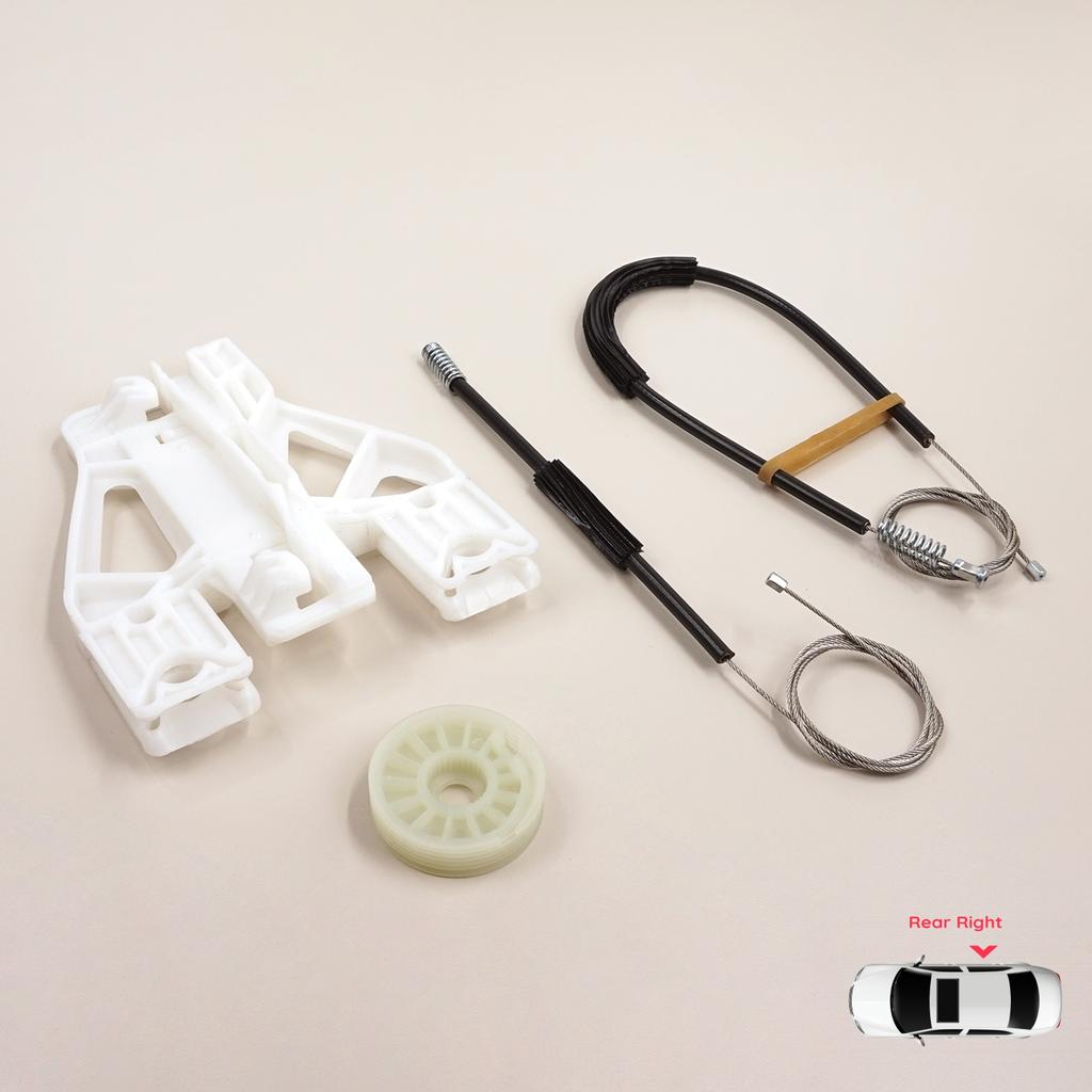 EWR5073 Window Regulator Repair Kit Rear Right for Q5 SQ5 8R 8RB 2008-2018 5-Door 8R0839462