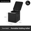 Портативный складной туалет с защитой от запаха для кемпинга, путешествий на автомобиле и чрезвычайных ситуаций - Подходит для взрослых и детей