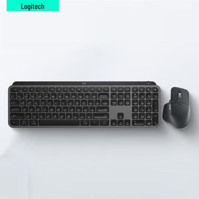 Logitech Master Series MX Keys S + MX Master 3S Wireless Keyboard and Mouse Combo