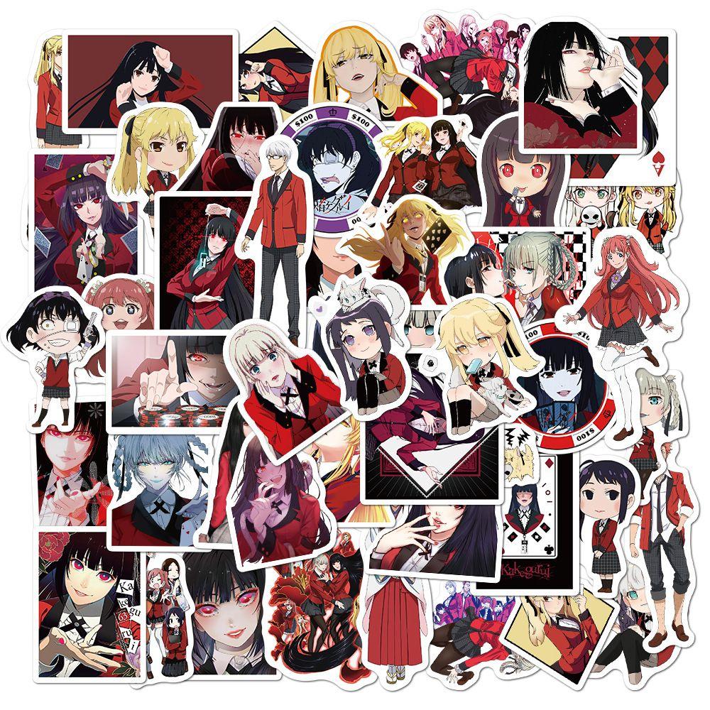 Огромная коллекция из 50/100 шт. аниме-стикеров Kakegurui для DIY-творчества