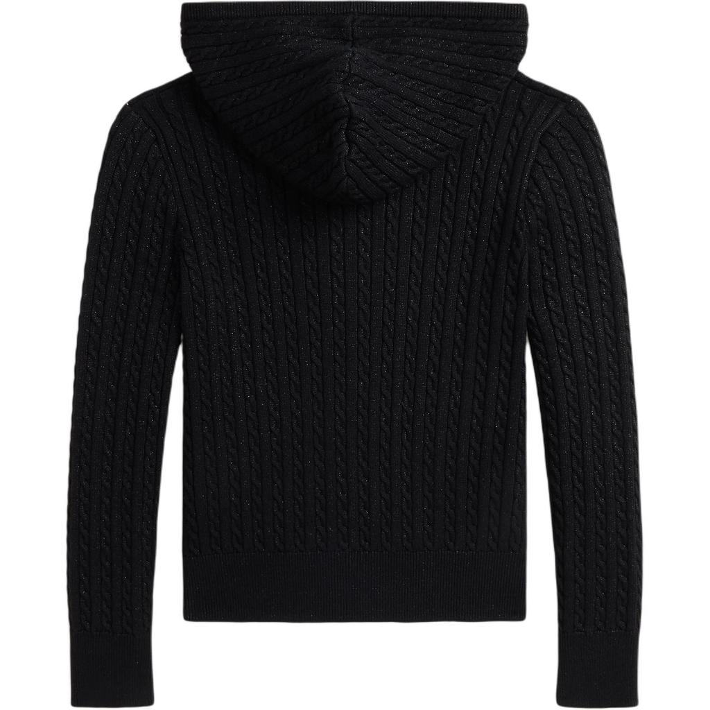 Polo Ralph Lauren свитер детский однотонный с вышитым логотипом с капюшоном и длинными рукавами детские свитера черный 100031651