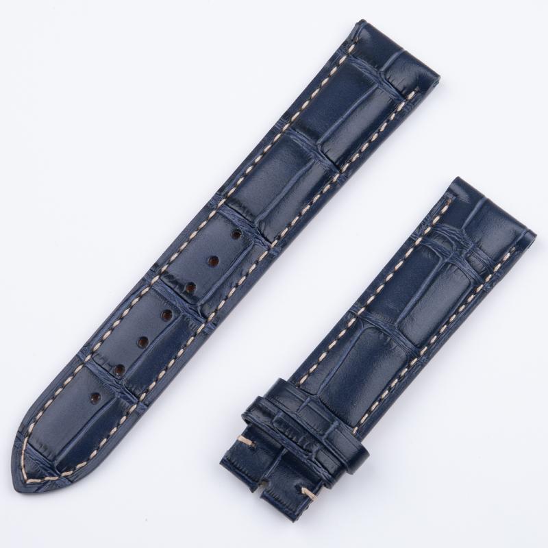 Soft Cowhide Leather For Longines Strap Masters Collection L3 L4 L2.628/L2.673 Watch Band Butterfly Buckle 19 20 21 22mm Belt