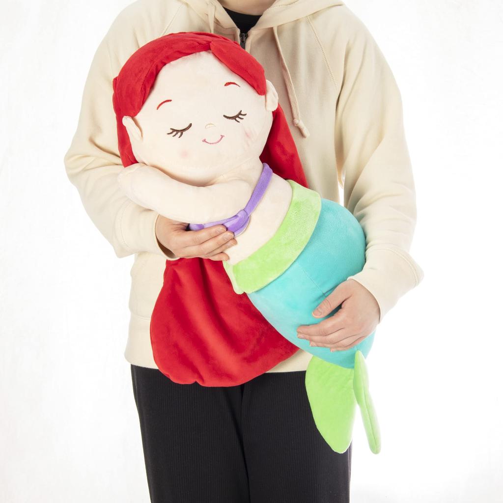 MORIPiLO Morishita Disney Ariel Подушка для тела M 45 см Большая мягкая игрушка Подушка Товары для сна Подушка Disney Princess Little Mermaid Green