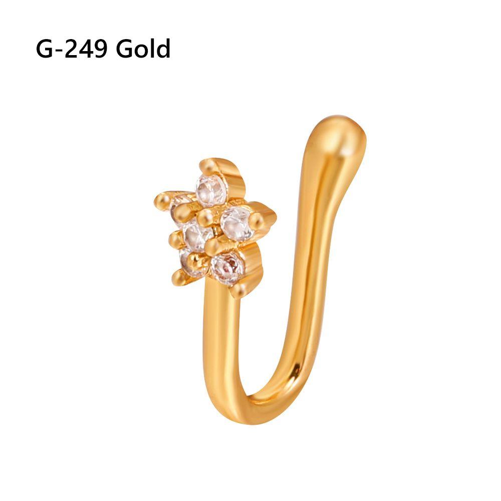 Crystal Nose Cuffs Fake Nose Cuff Non-Piercing Clip-On Nose Ring Nose Ring Cuffs African Nose Cuff