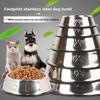 Миска для собак из нержавеющей стали - Нескользящая и устойчивая - Большая миска для кормления собак - Набор для кормления питомцев