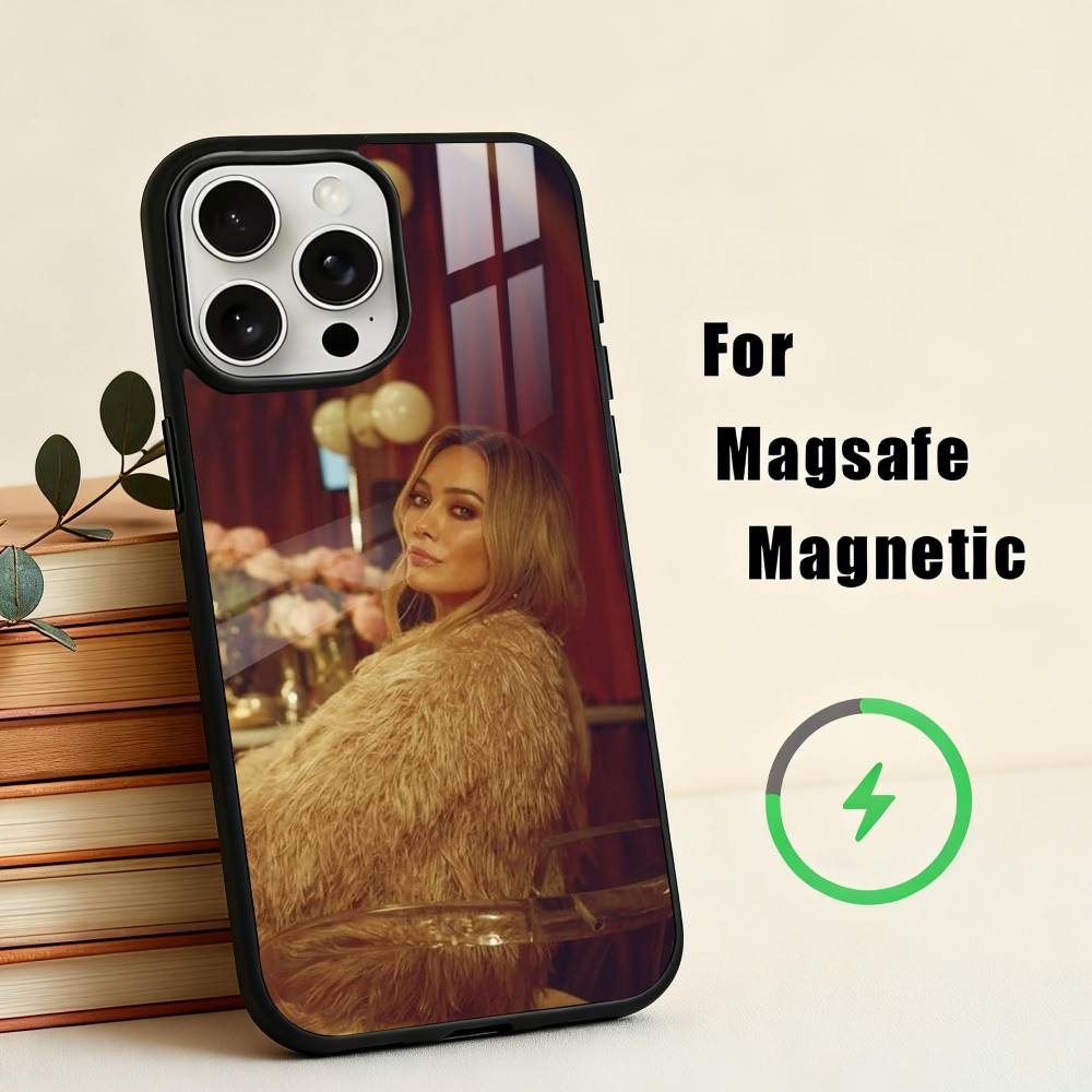 B-Breathe Out H-Hilary Ann D-Duff Phone Case For iPhone17,16,15,14,13,12,11 Plus,Pro Max Magnetic For Magsafe Wireless Charging