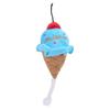 Food Shape Squeaky Pet Toy Dual Color Cat Play Toy Cute Design Ice Cream Toy  For Cat