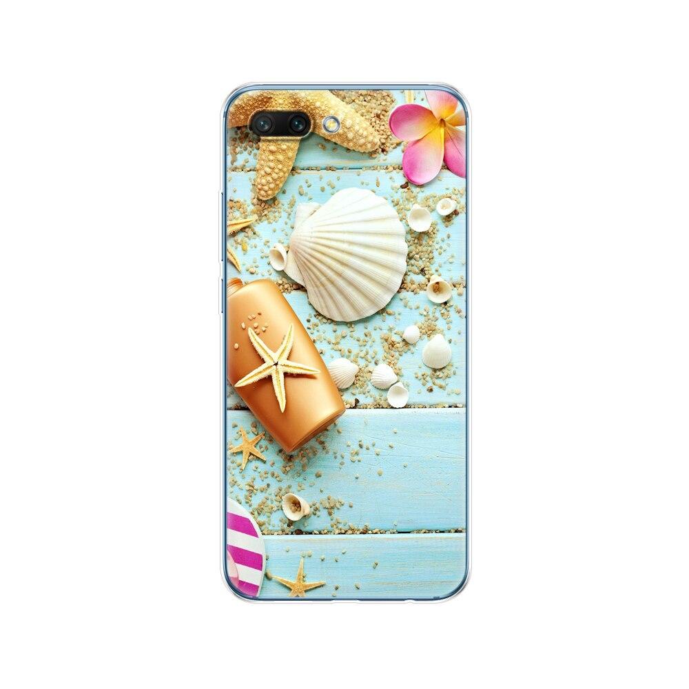Мягкий силиконовый чехол из ТПУ для huawei Honor 10, задняя крышка, чехол для телефона Honor10, чехол Etui, полная защитная картина на 360°