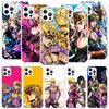Чехол для телефона JoJo Adventure Джорно Джованна для iPhone 17 Air 16 15 Plus 11 14 Pro Max 13 Mini 12 7 8 + SE Узор Арт Индивидуальный