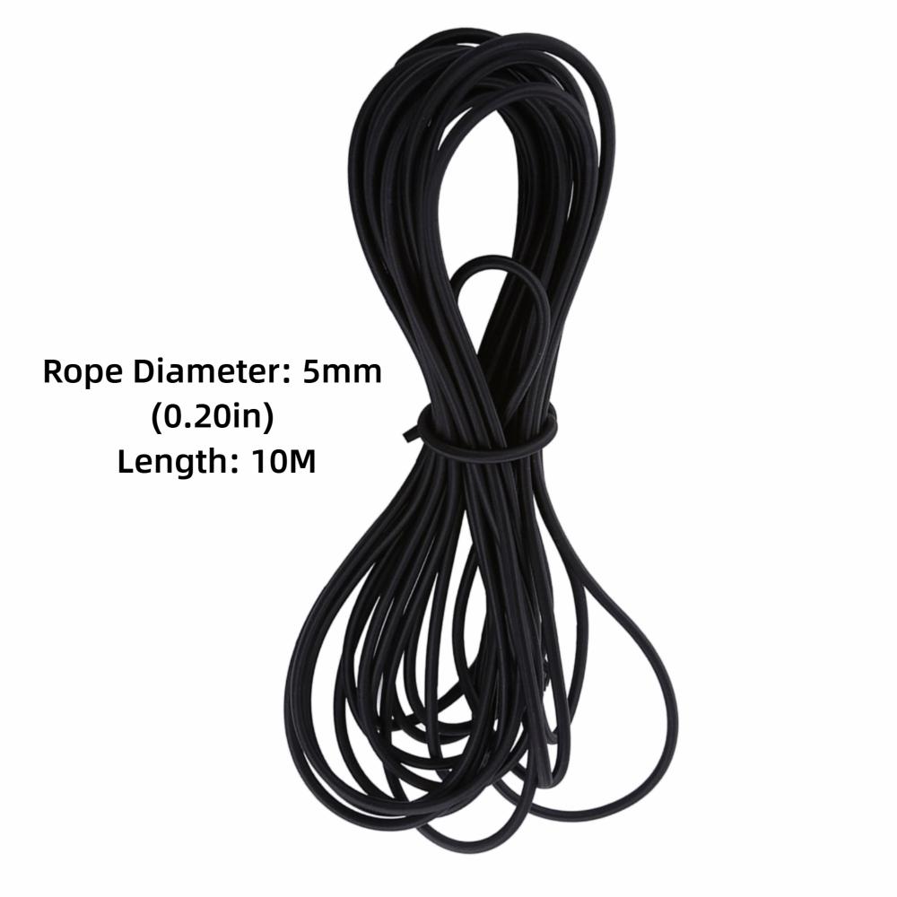Прочный эластичный шнур 10 м, с сердечником из латексной нити, растягивающийся, диаметр 5 мм, из полипропиленового волокна, нить для изготовления бижутерии