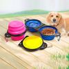 Складная миска для собак TPE Контейнер для корма для щенков Портативная миска-кормушка для собак Собака