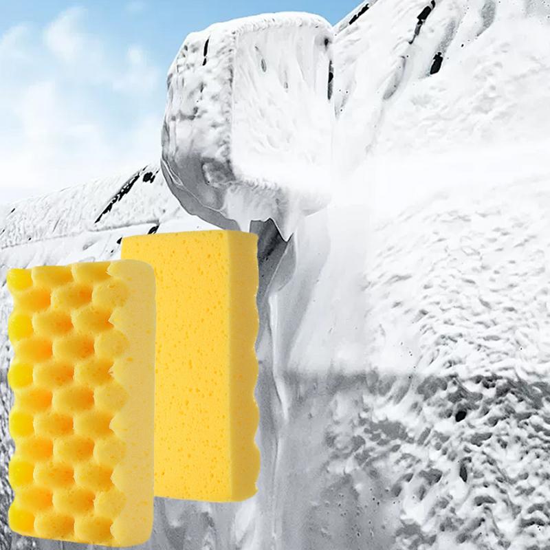 Большие губки для мытья автомобиля, впитывающий аппликатор для шин, устойчивый к царапинам, портативная губка для колес для ванной комнаты, мотоцикла
