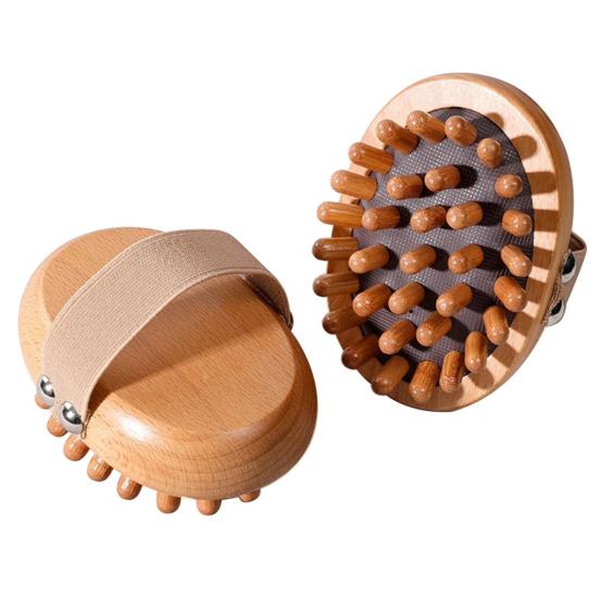 1/2 шт. Щетка для массажа меридианов для удаления жира на животе, целлюлита, облегчения мышечной боли, деревянная массажная щетка для коррекции фигуры, инструменты для терапии из натурального дерева