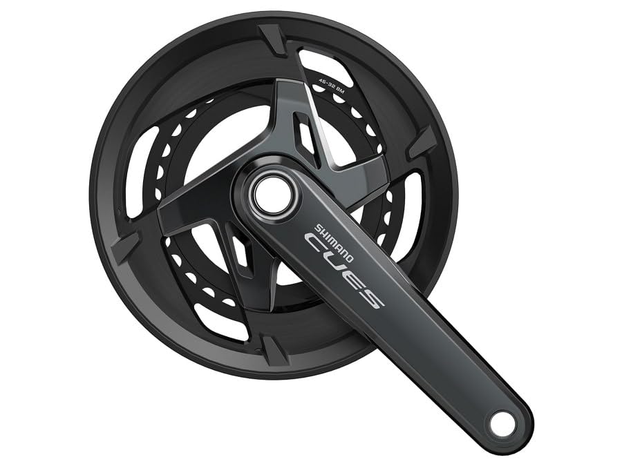 SHIMANO Передняя звездочка CUES с защитой цепи, шатун 11S EFCU80002EX62C FC-U8000-2 Длина/175 мм 46/32T