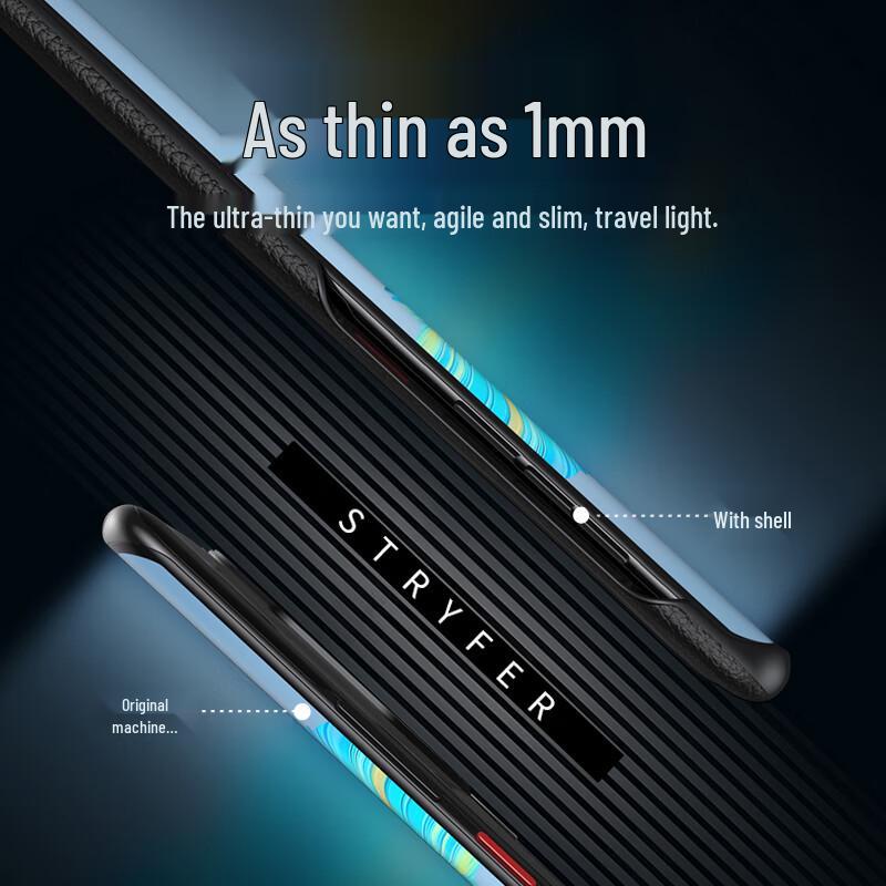 STRYFER Чехол для телефона из натуральной кожи для Huawei Mate50 RS Porsche Design