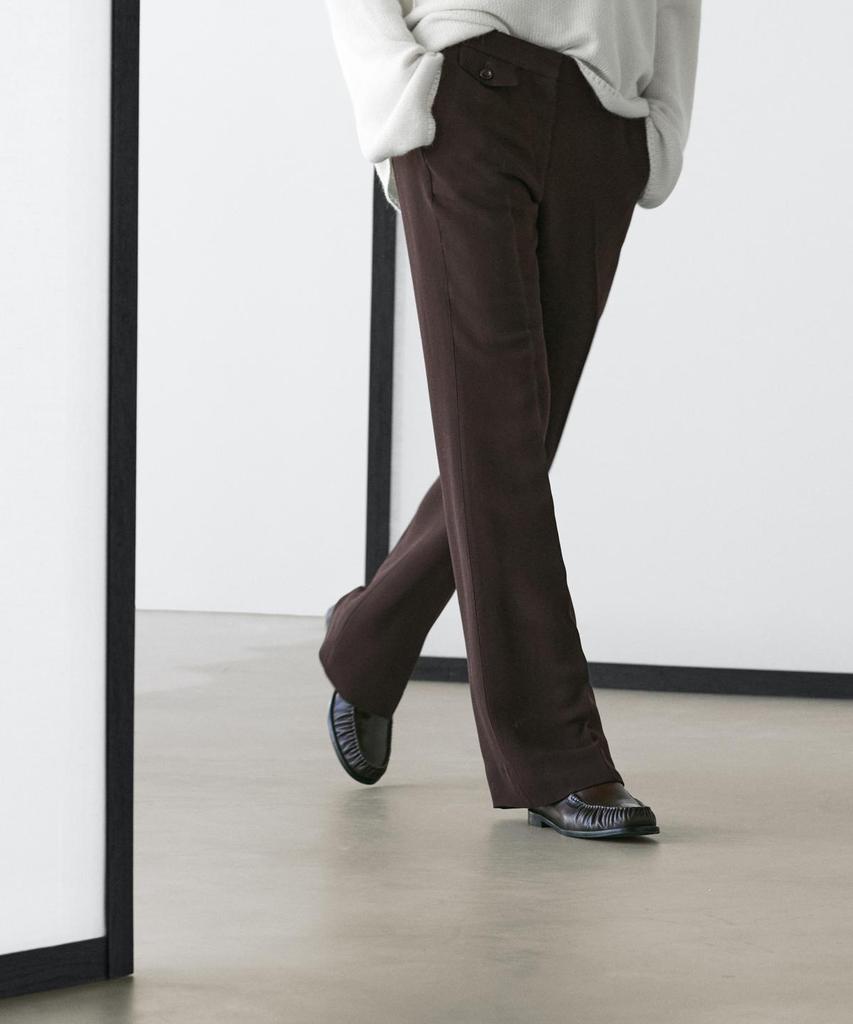 Masimodutti Брюки-клеш с карманами