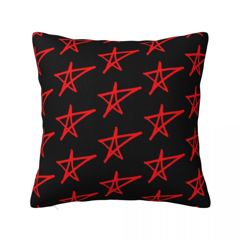 Avril Lavigne Star Square Pillowcase Pillow Cover Polyester Cushion Zip Decorative Comfort Throw Pillow for Home Car